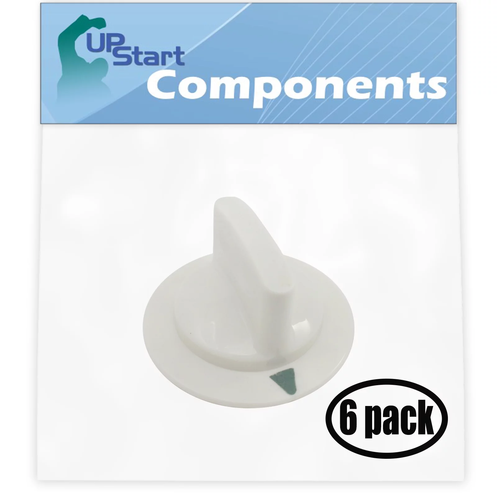 6 Pack Replacement Dryer Timer Knob WE1M652 for Hotpoint HTDX100ED6WW Electric Dryer