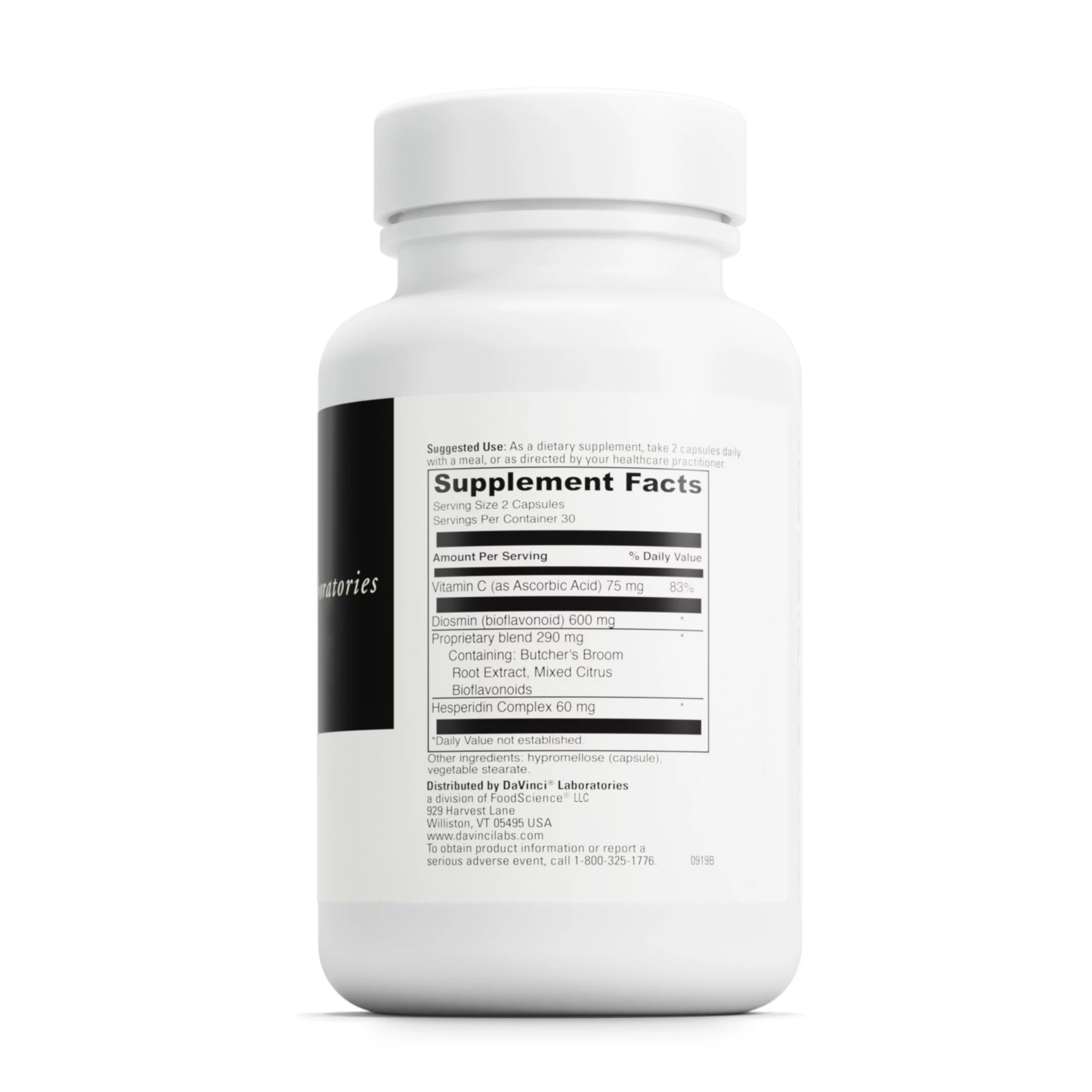 Healthy Veins, 60 Capsules, DaVinci Laboratories of Vermont