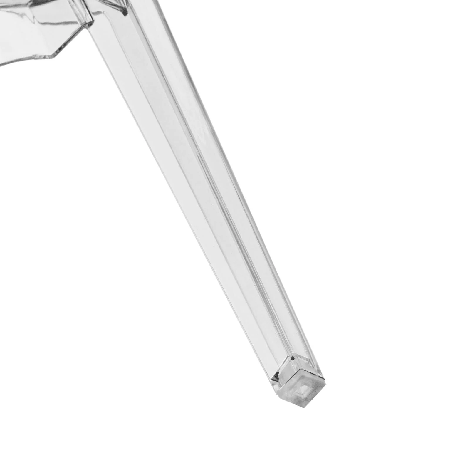 LeisureMod  Carroll Modern Acrylic Chair - 36.38