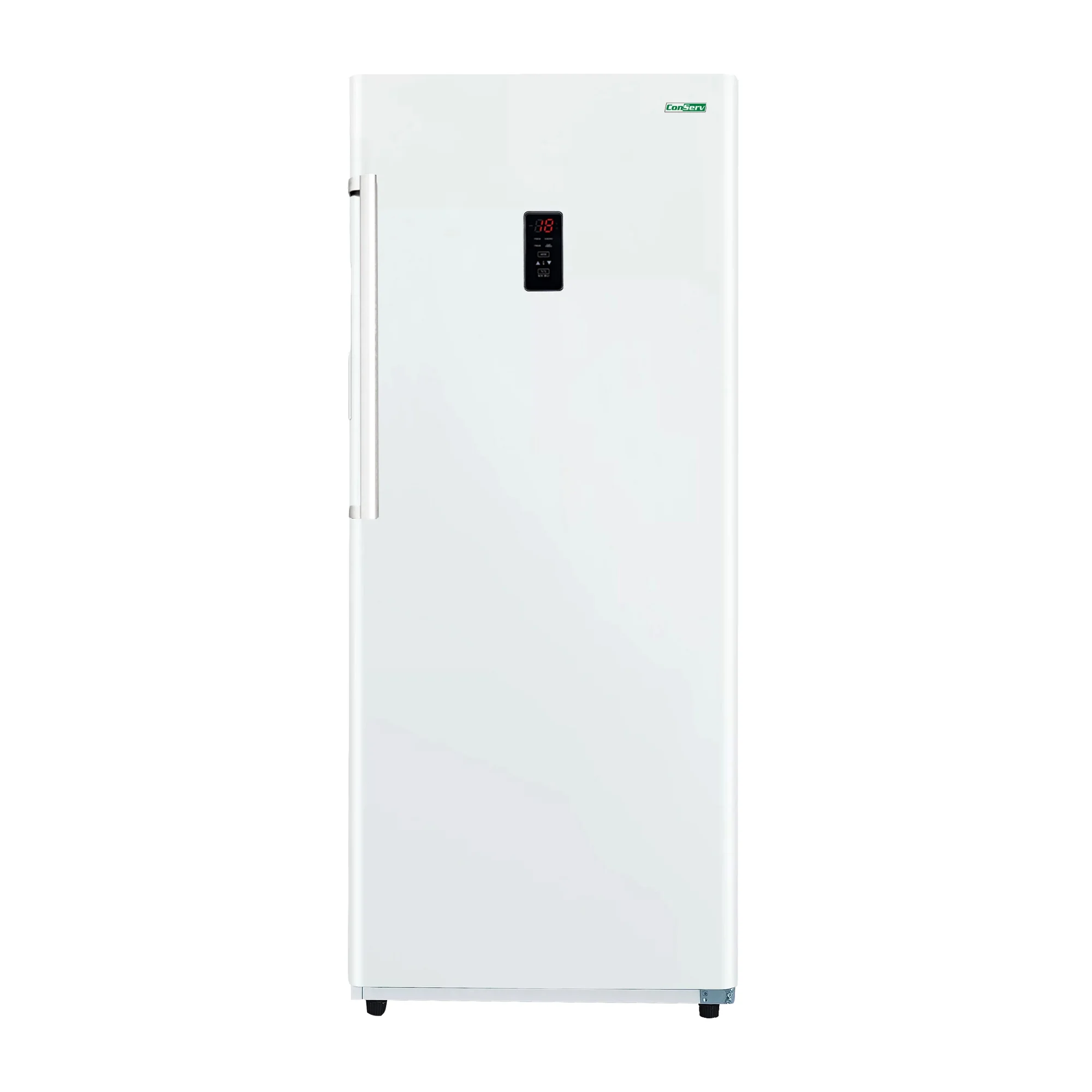 Conserv 17 cu. ft Convertible Upright Freezer/Refrigerator in White with Reversible Door, Low Sound and High-Temperature Alarm