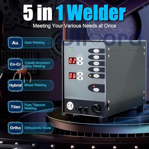 Automatic Spot Welder Pulse Argon Arc Welding Machine Jewelry Welder 110V laser welding machine for Jewelry Welding Jewelry Repair Tool 50-600A,100W