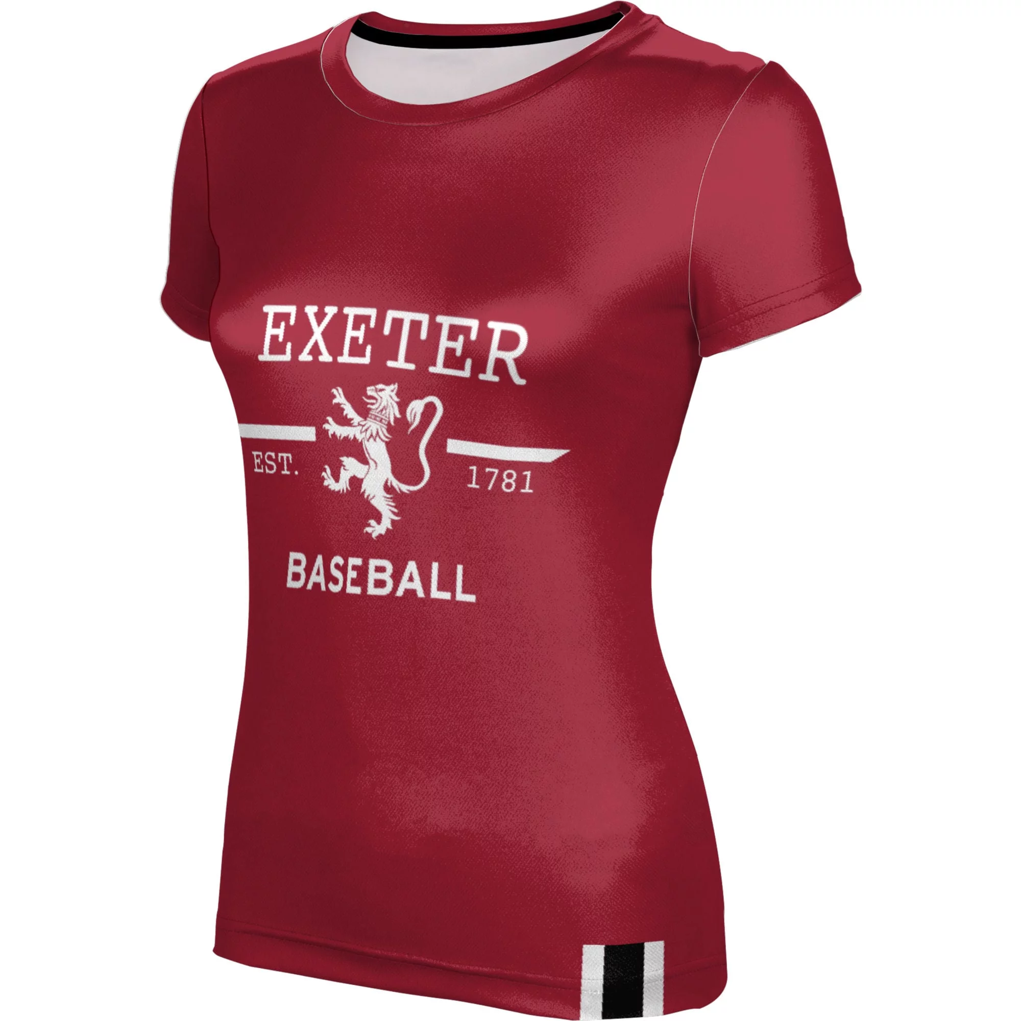 Women's Maroon Phillips Exeter Academy Big Red Baseball T-Shirt