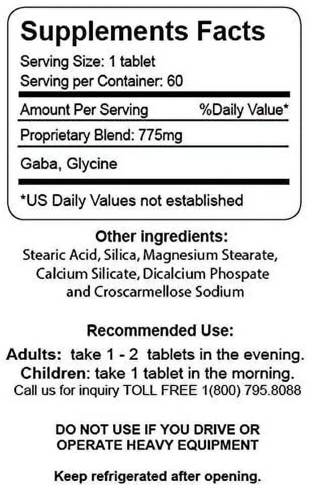 Neuro G Stabilize Your Emotions - Brain Health 60 Tablets - Highly Concentrate Supplent - Dietary Supplement