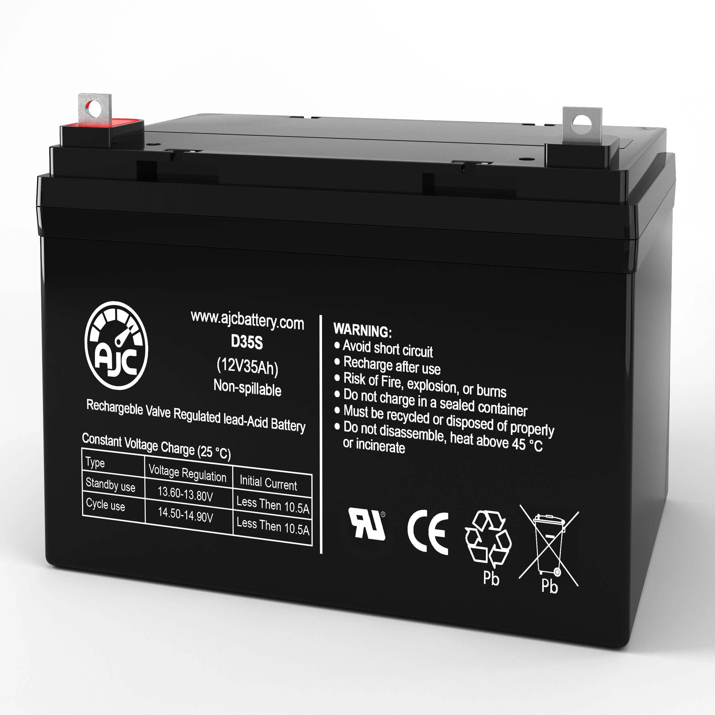AJC Battery Compatible with Philips GT160S5 12V 35Ah Medical Battery