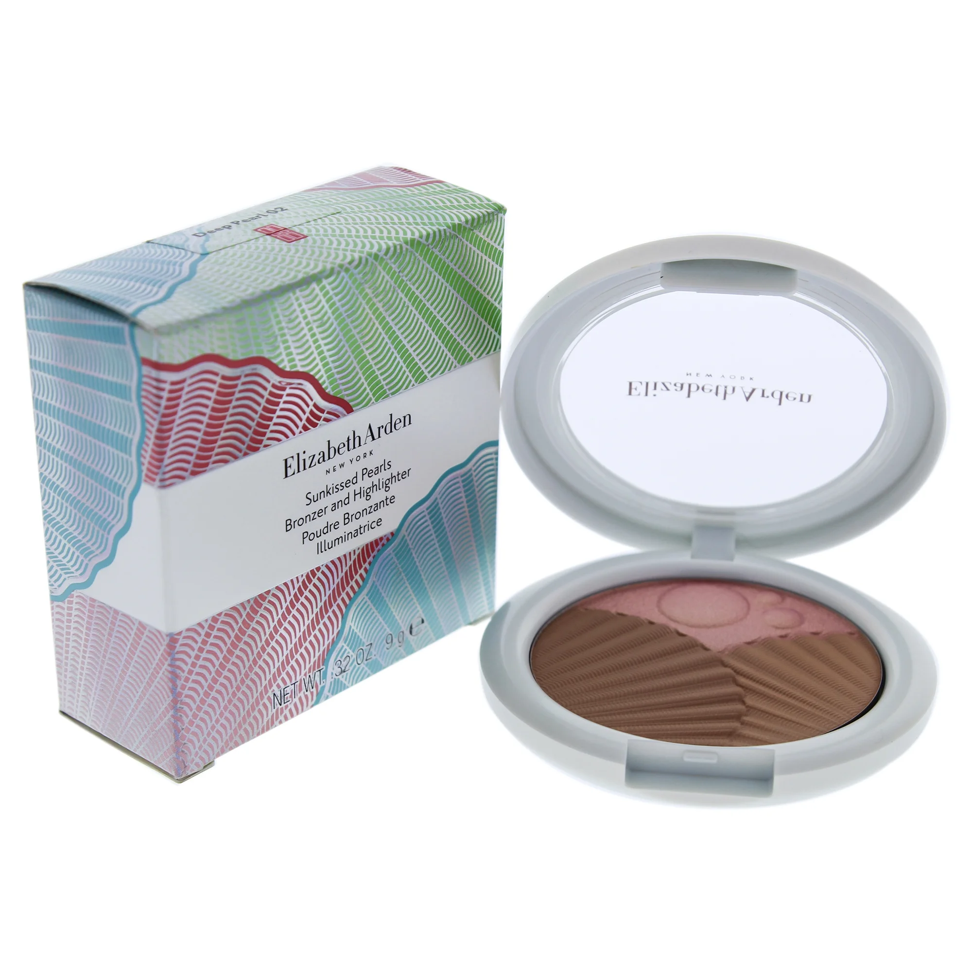 Sunkissed Pearls Bronzer and Highlighter - 02 Deep Pearl by Elizabeth Arden for Women - 0.32 oz High