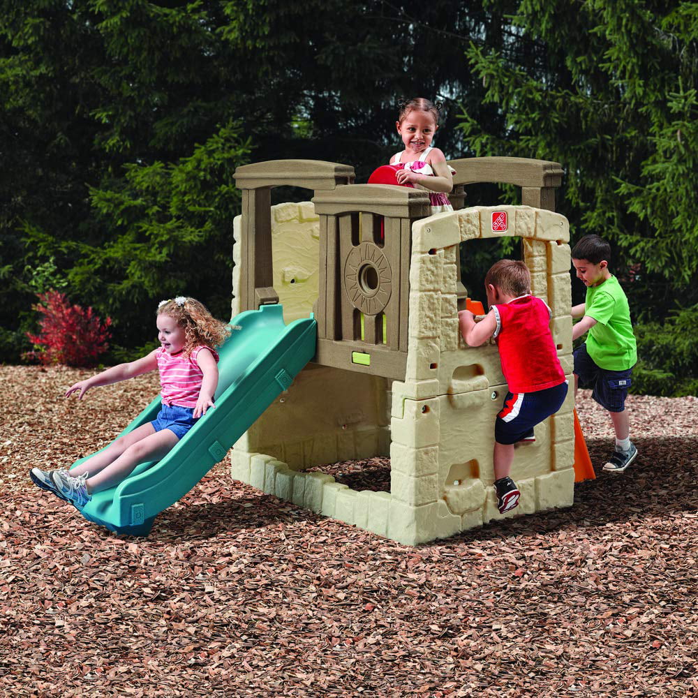 Step2 Naturally Playful Woodland Climber II Outdoor Activity Center with Slide