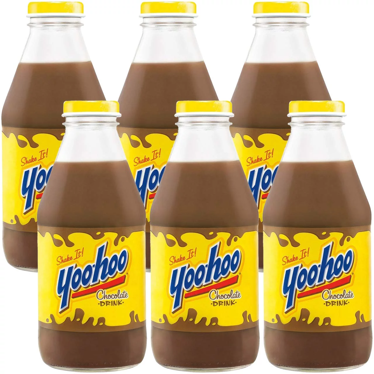 Chocolate Drink, Shake It, 15.5Oz Glass Bottle (Pack Of 6, Total Of 93 Fl Oz)