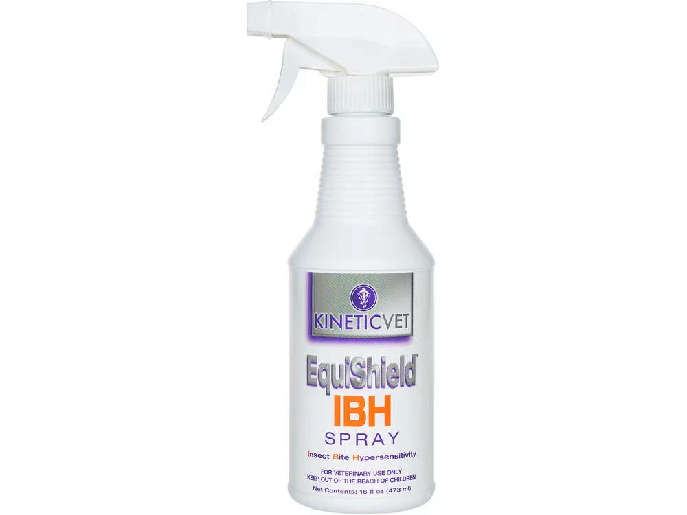 Kinetic EquiShield IBH Spray Pain Inflamation Insect Bites Horse Equine 16 oz