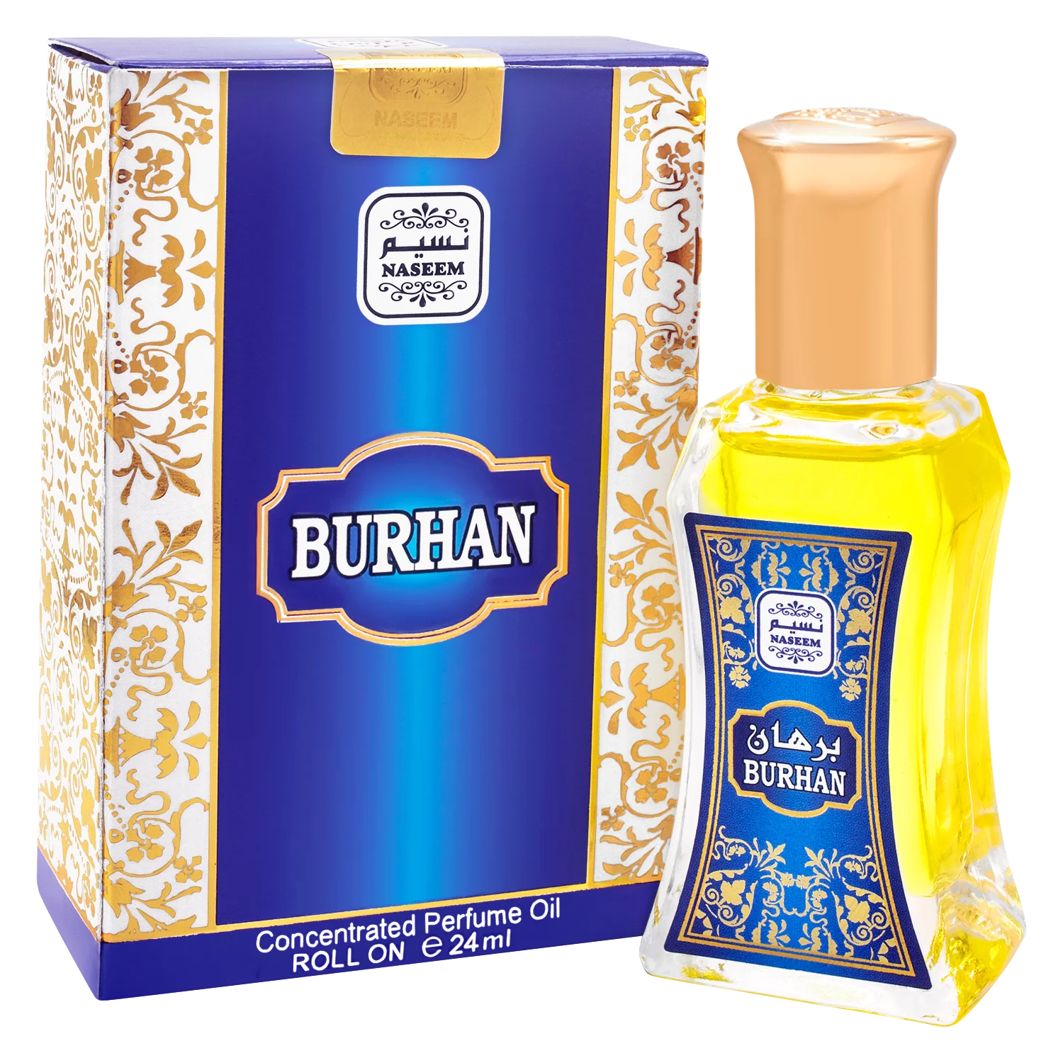 Burhan Perfume Oil Non Alcoholic Oriental Musk Oud Men Perfumes by Naseem