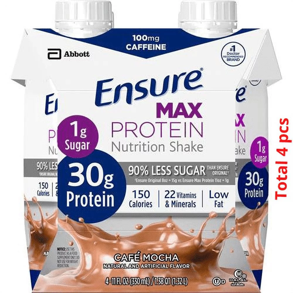 Ensure Max Protein Nutrition Shake Cafe Mocha -- 11 Fl Oz