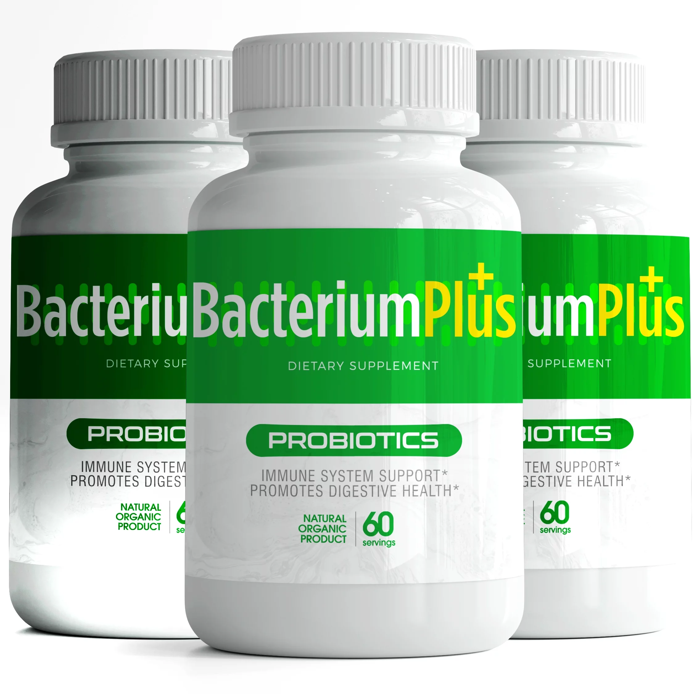 Bacterium Plus, 100% Natural Product, Vegetarian Caps, Immune System Support