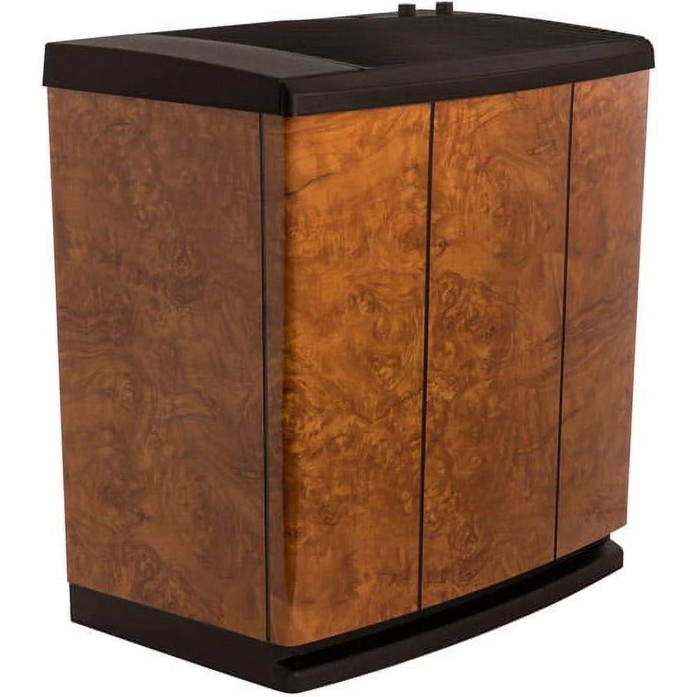 AIRCARE H12-400HB 3-Speed Whole-House Console-Style Evaporative Humidifier, Oak Burl