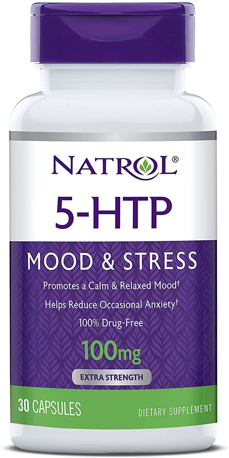 Natrol 5-HTP 100 mg Capsules 30 ea (Pack of 6)