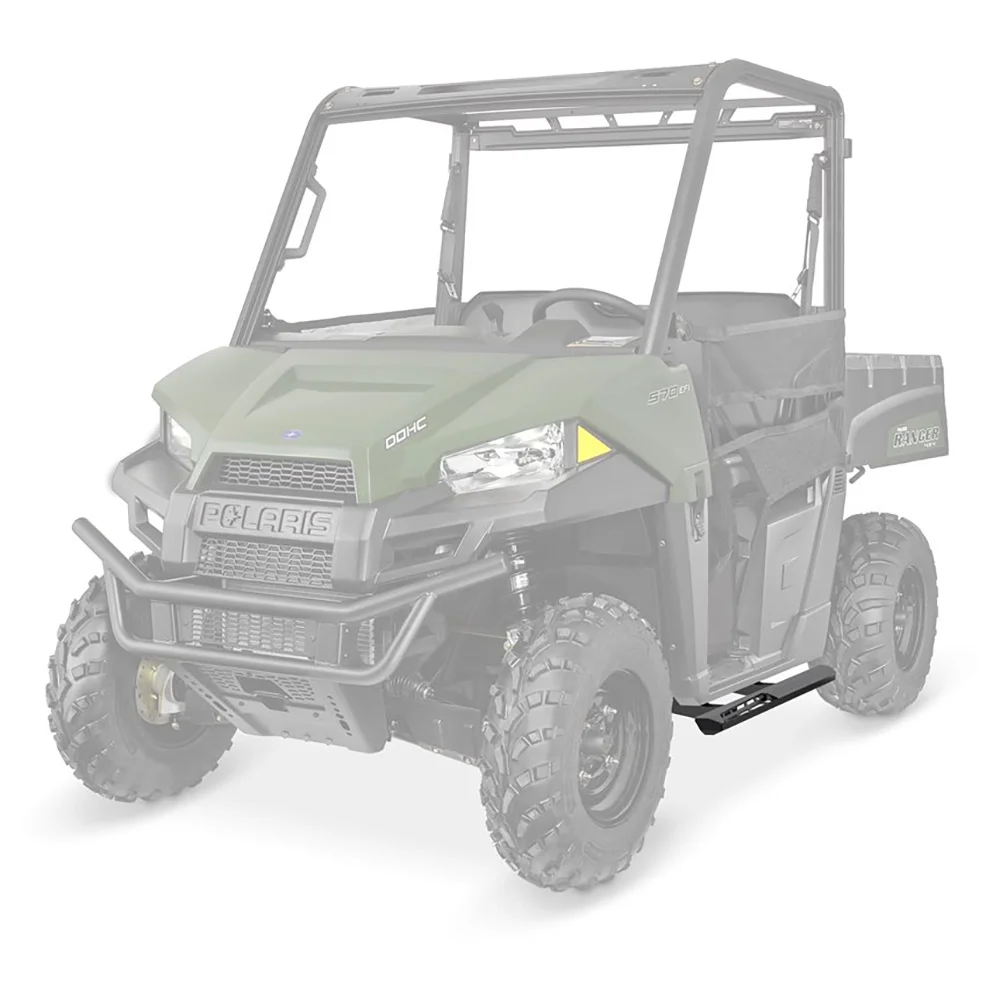Polaris 2879974 Genuine OEM Black Nerf Bars With Step 2015-2018 Ranger 500 570 ETX EV