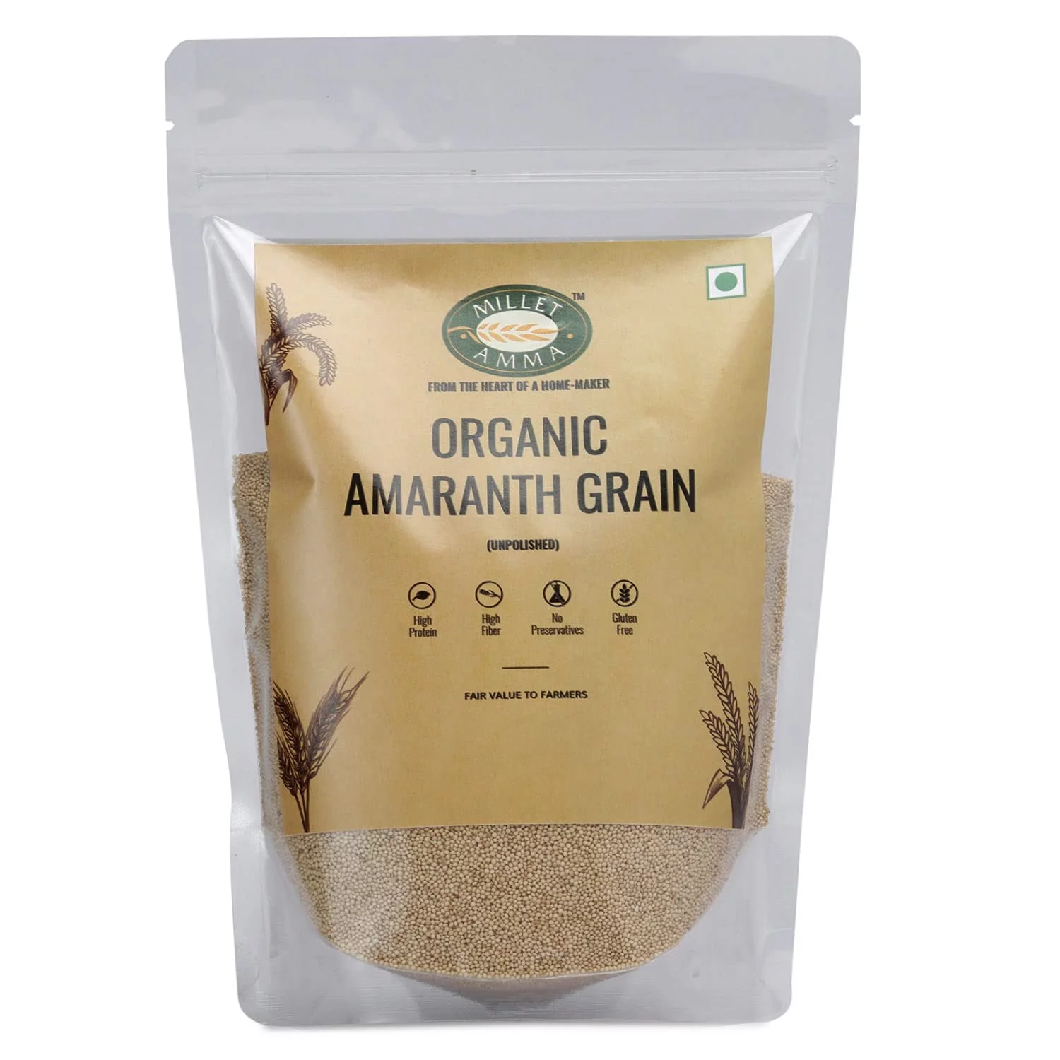 Millet Amma Organic Amaranth Grain|1 kg