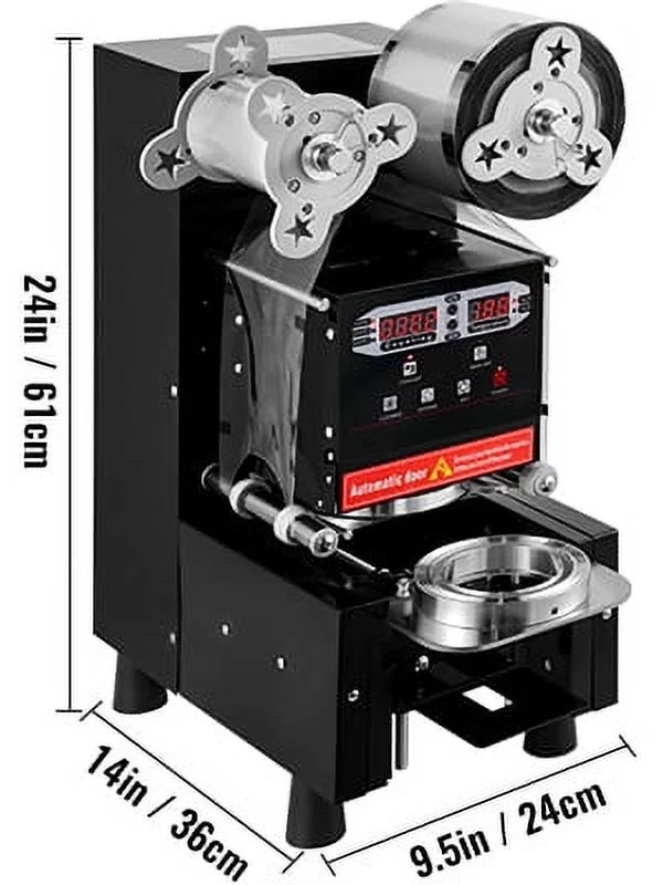 BENTISM F1 420W Fully Automatic Cup Sealing Machine Coffee Bubble Boba Tea Milk