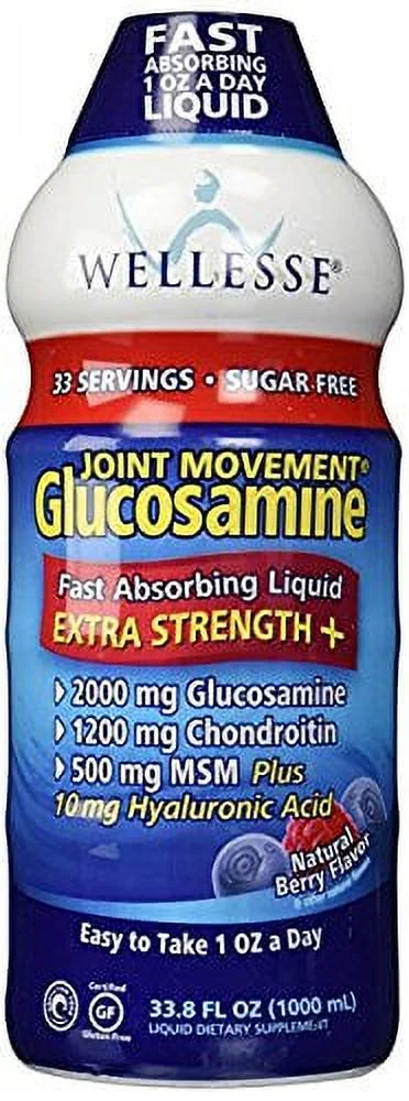 Wellesse Joint Movement Glucosamine With Chondroitin & Msm 3Pack (33.8 fl oz ) Rfvcsa
