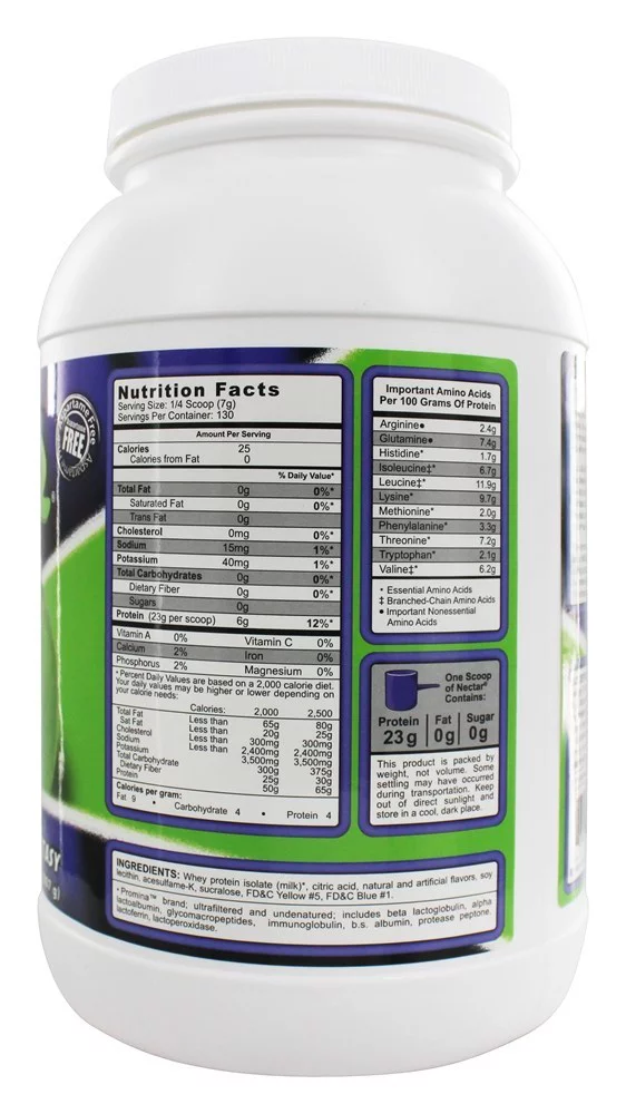 SI03 SynTrax Nectar Whey Protein Isolate, 2.12 lb