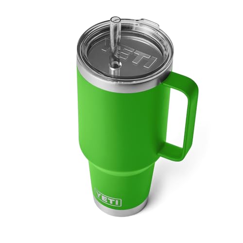 YETI Rambler 35 oz Tumbler with Handle and Straw Lid, Travel Mug Water Tumbler, Vacuum Insulated Cup with Handle, Stainless Steel