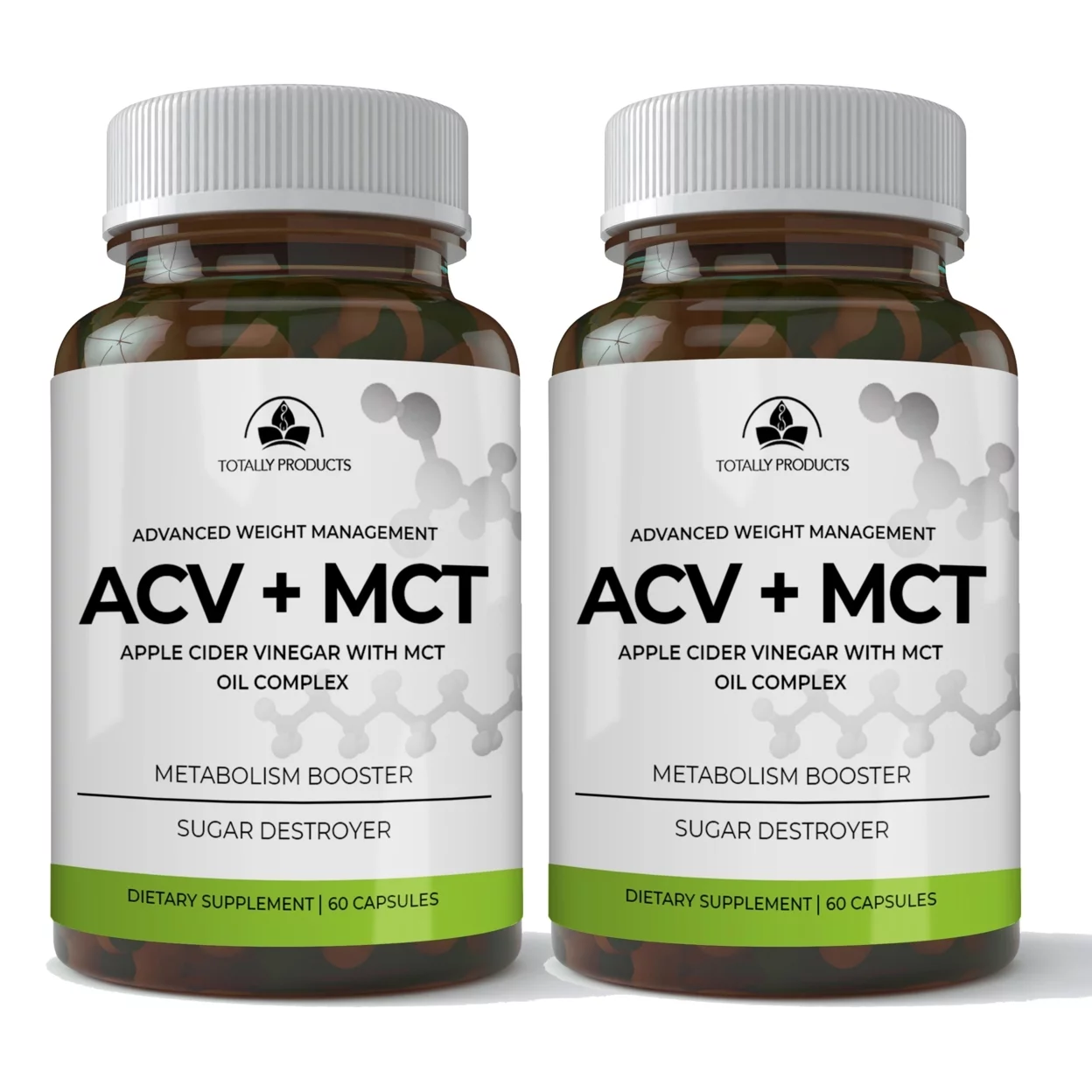 Apple Cider Vinegar with MCT Oil Complex (120 capsules)