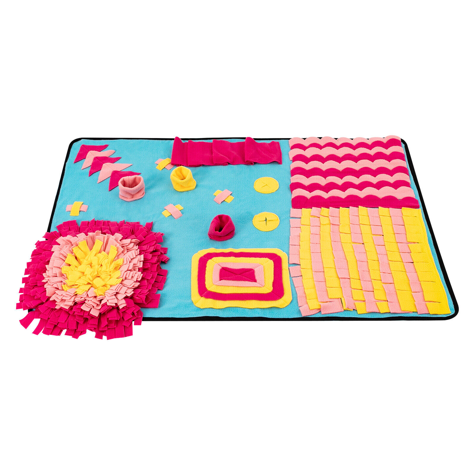 Fleece Snuffle Mat, Pet Snuffle Mat for Dogs, Dog Feeding Mat 27.55*41.33in