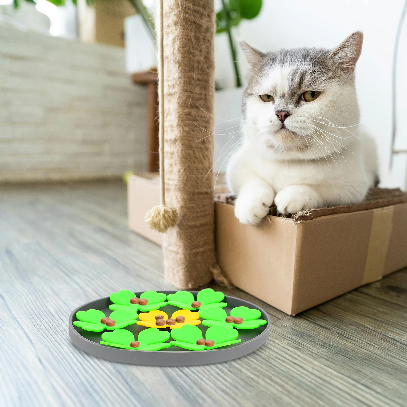 unbranded Food Utensils Pets Puppy Toys Pet Feeding Mat 20.00X20.00X1.30CM