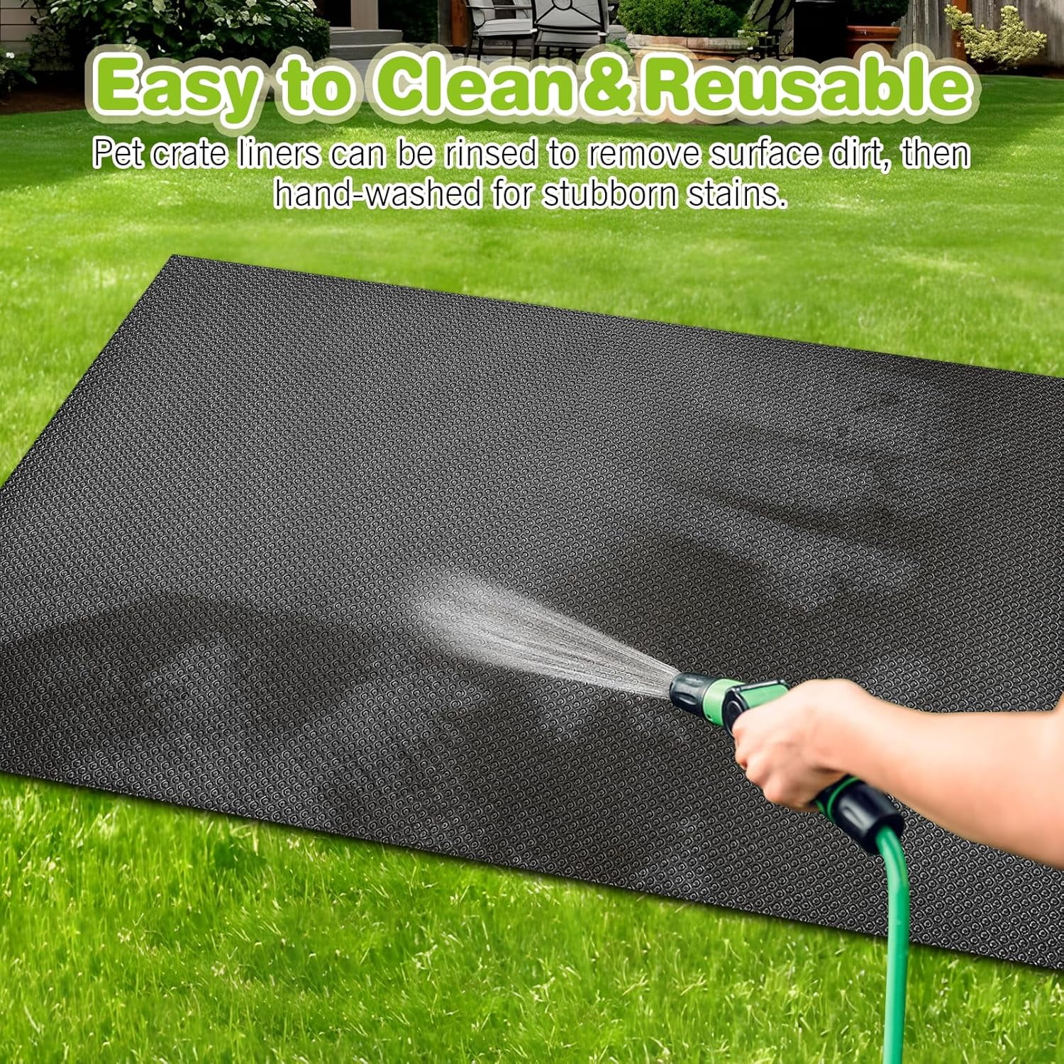 Waterproof Pet Cage Liner 2 Pack 118x18inch Reusable Floor Mat for Rabbit Dog Guinea  Chinchilla Ferret