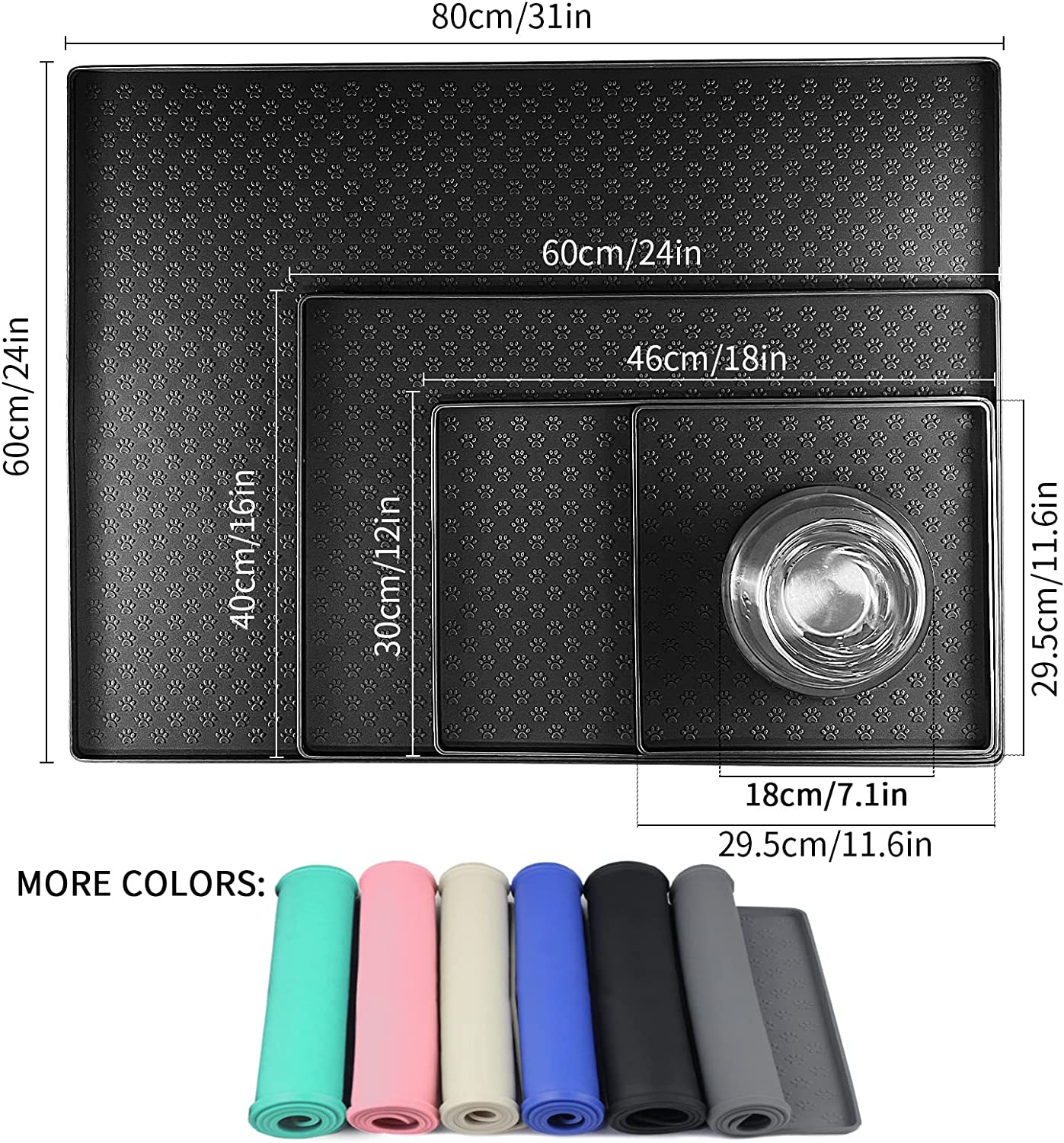 Silicone Pet Placemat for Dog and Cat