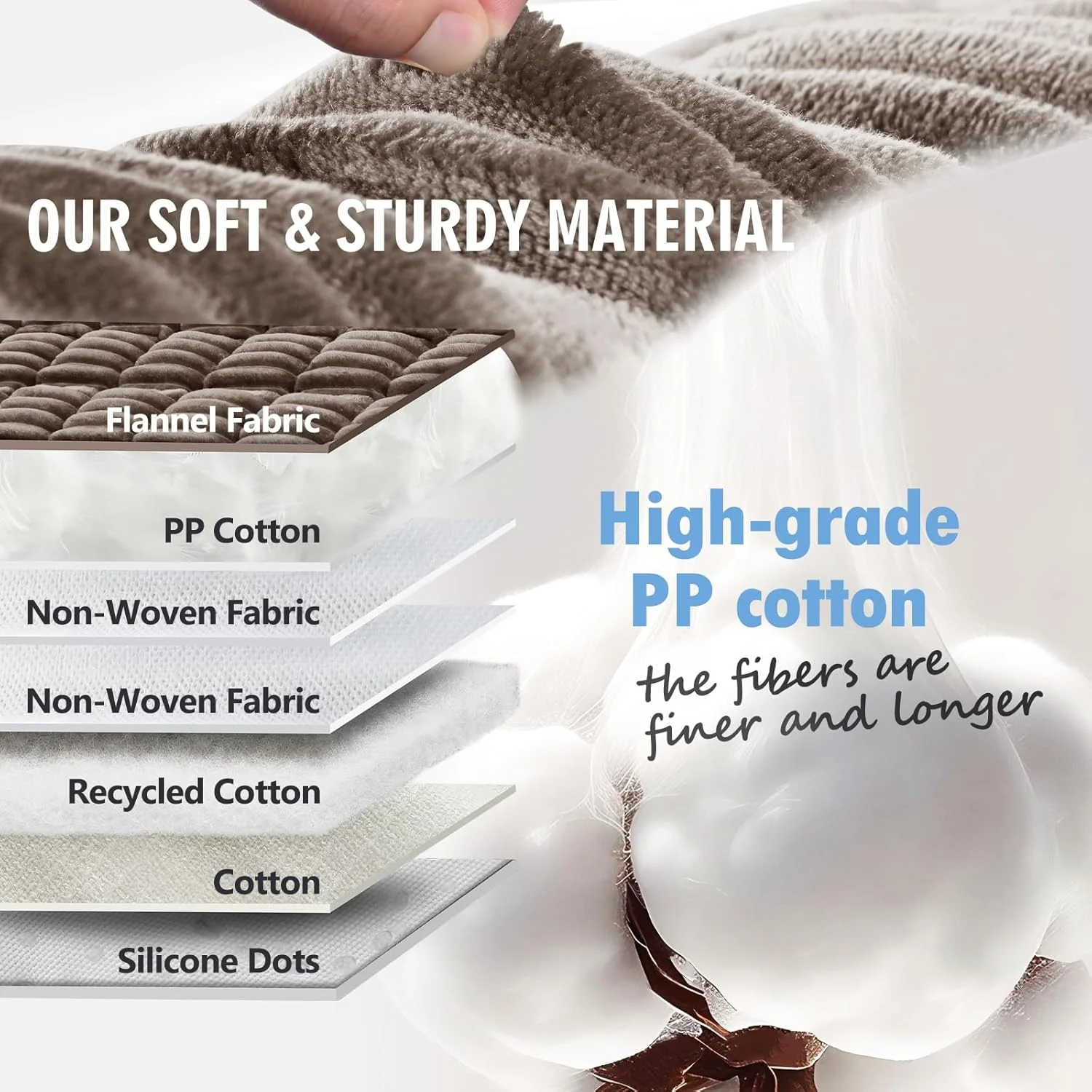 Dog Bed for Truck Back Seat Non-Slip, Truck Dog Bed Soft and Comfortable, Back Seat Pet Bed Mat for Travel, Pet Car Blanket for Backseat Extender and Seat Covers Brown 59”X27.5”