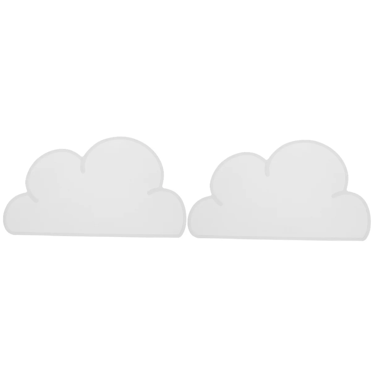 Set of 2 Dogs Cats Mat Silicone Pet Placemat Water-resistant