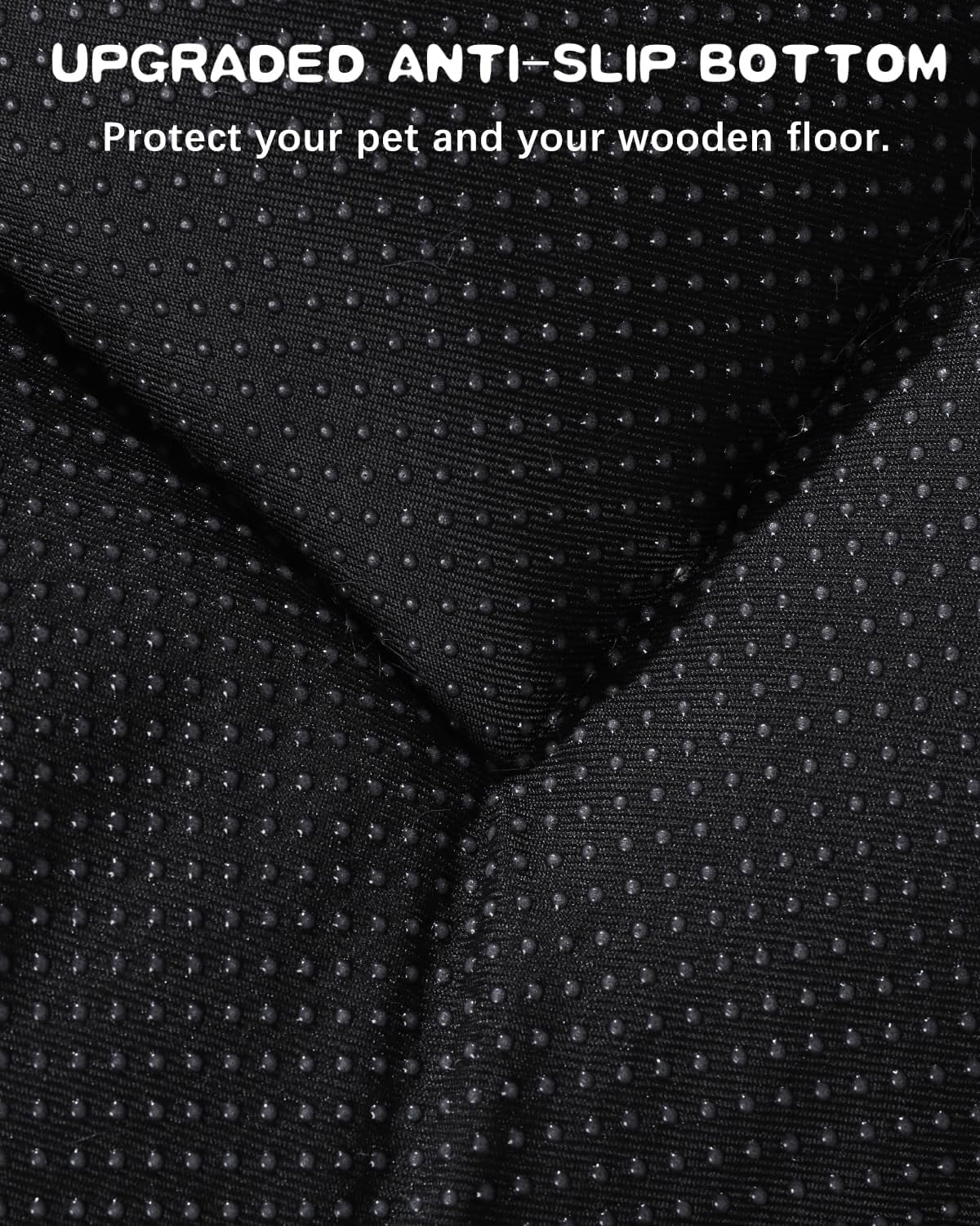 Washable Dog Bed Crate Pad for Medium Small Size Dog Soft Kennel Pad Crate Mat for Dog Cage Anti-Slip Comfy Puppy Bed for Pet,29" x 18",Gray