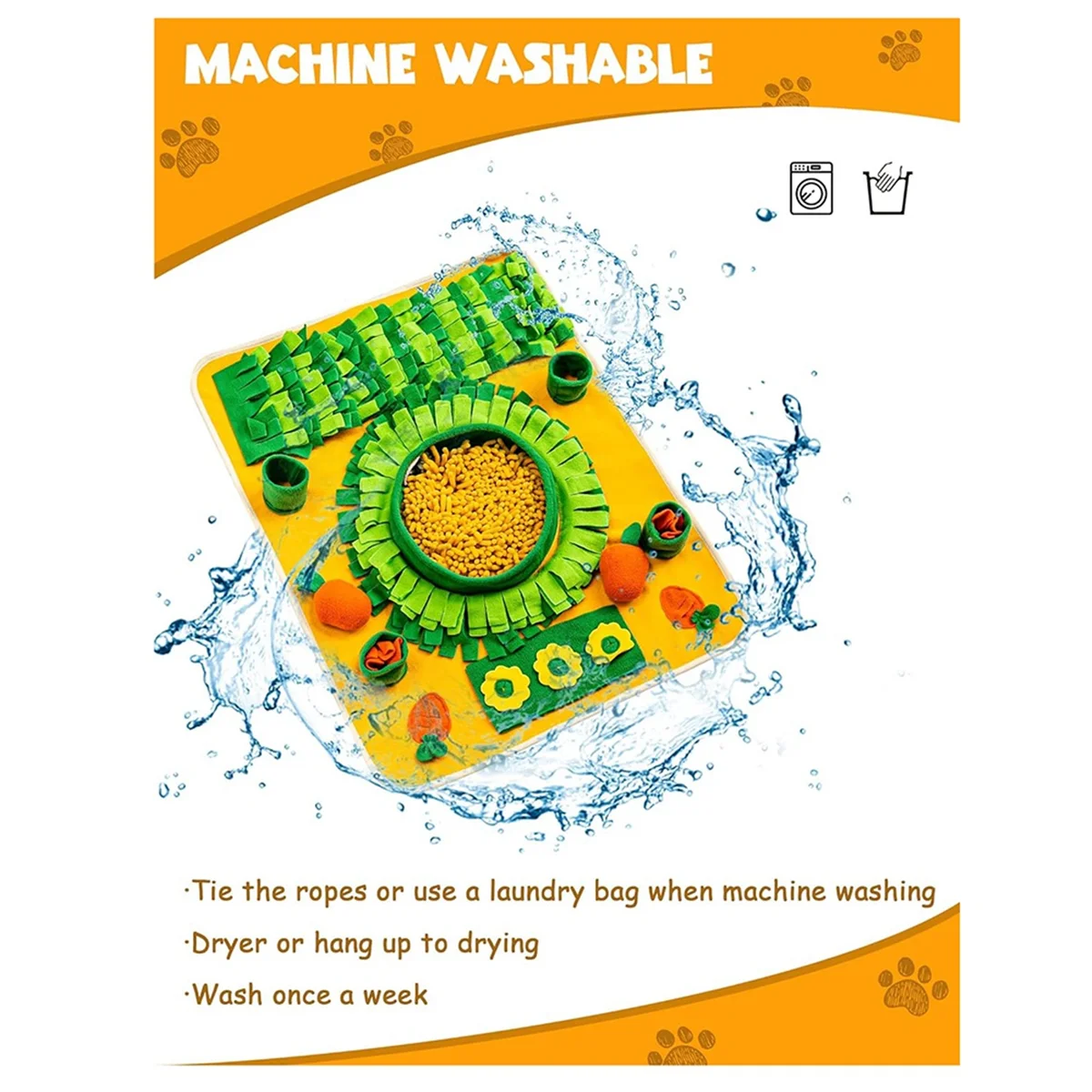 Pet Snuffle Mat for , Interactive Puzzle Toy, Perfect Snuffle Mat for Medium Breed, Slow Feeding Mat