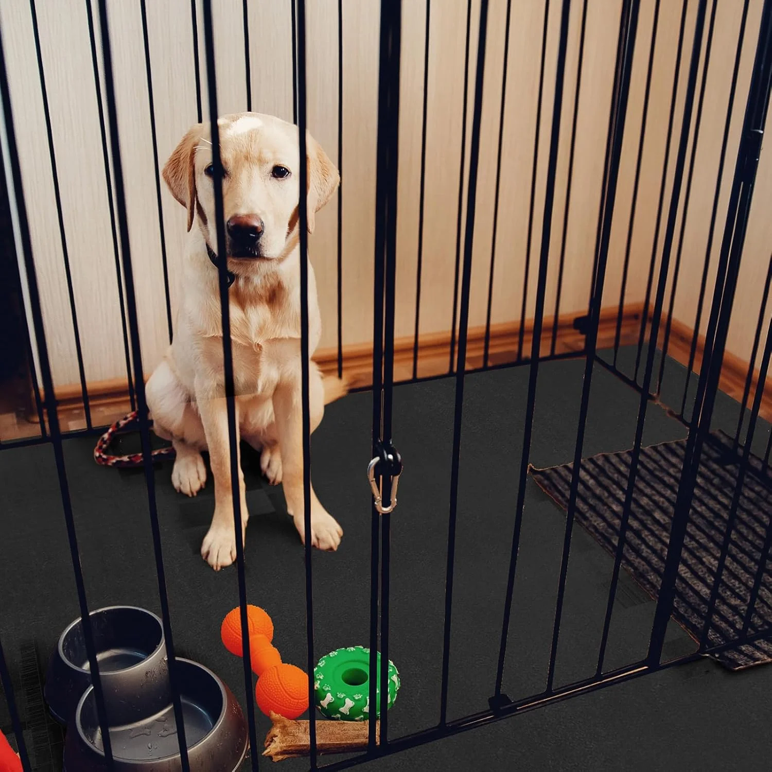 PVC Pet Crate Floor Protection Mat 29" X 44" XXL Washable Floor Covering Reusable Waterproof Non Slip Rug Whelping Pad for Pet