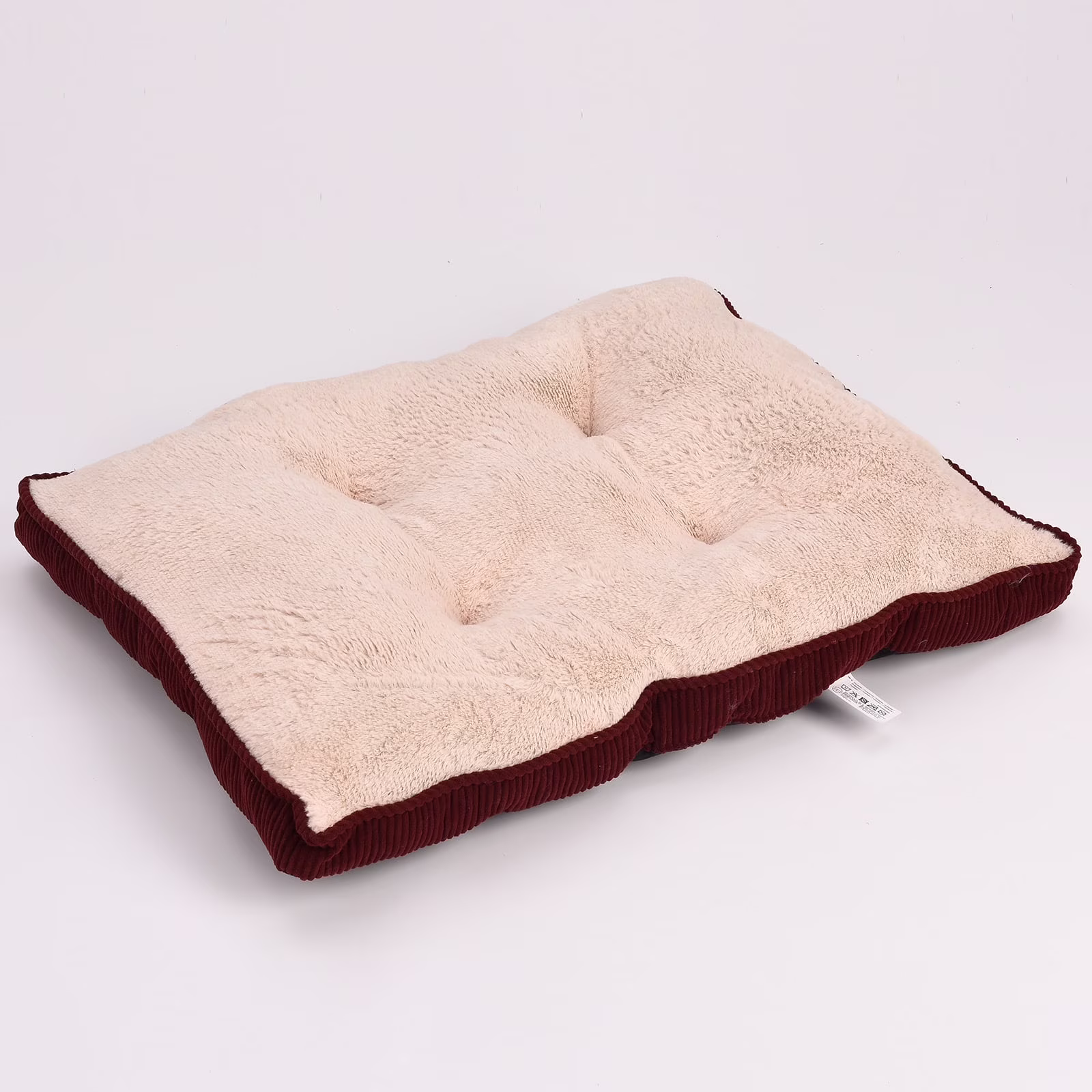 Luxurious Plush Cat Bed Mat with Thick Winter Long Plush Design, Machine Washable and Non-slip, Comfortable Pet Bed for Cats and Dogs