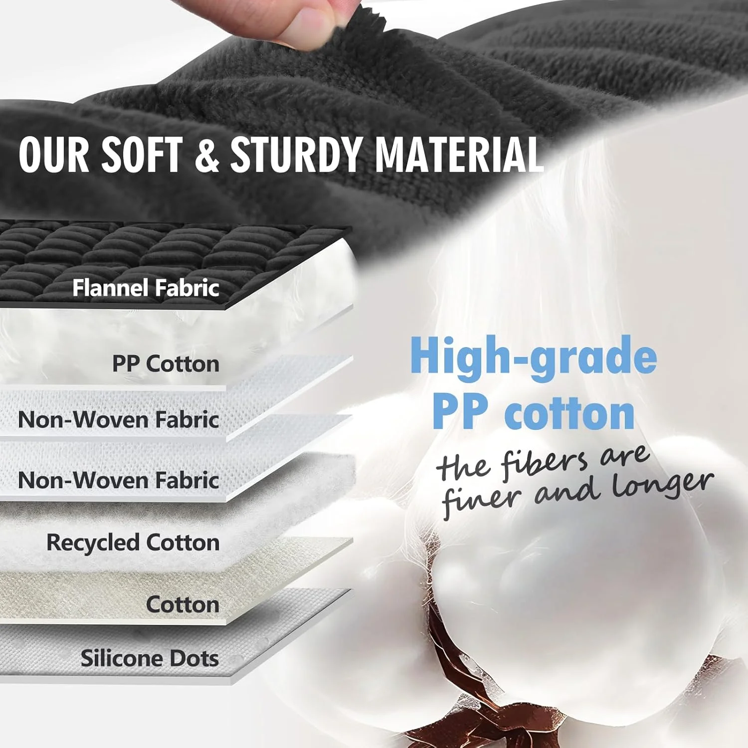 Dog Bed for Truck Back Seat Non-Slip, Truck Dog Bed Soft and Comfortable, Back Seat Pet Bed Mat for Travel, Pet Car Blanket for Backseat Extender and Seat Covers Black 59”X27.5”