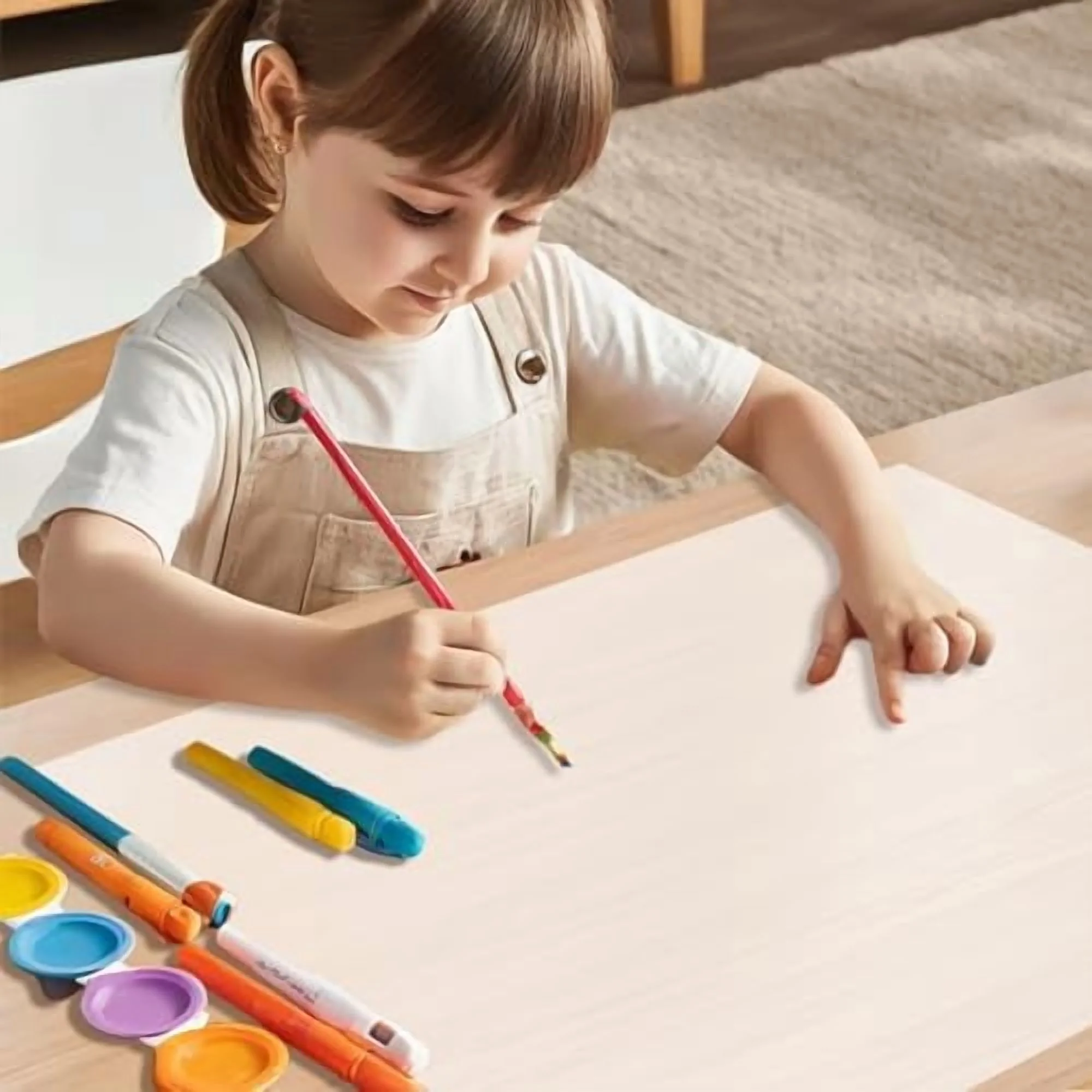 2 Pack Extra Large Silicone Mat for Cat Litter Box, 36" x 24" Translucent Table Protector Craft Mat for Painting, Clay, Arts, Kitchen Baking, Dog Feeding Mat Pet Water Bowl Feeding Mat