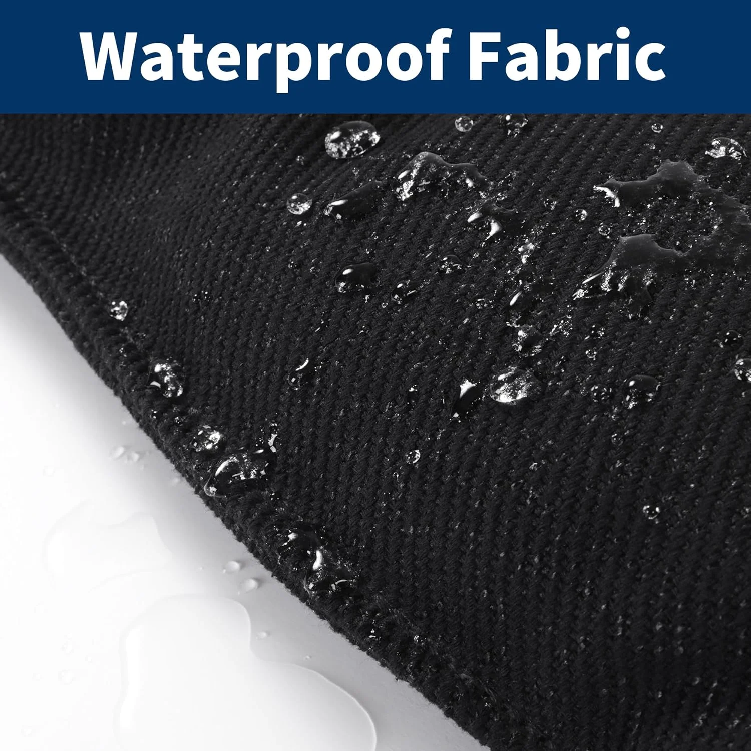 Dog Bed, Indestructible Chew Proof Pet Bed Mat, Durable Polyester, Large 35x22 inches, Black, for Aggressive Chewers, Crate Pad, Machine Washable