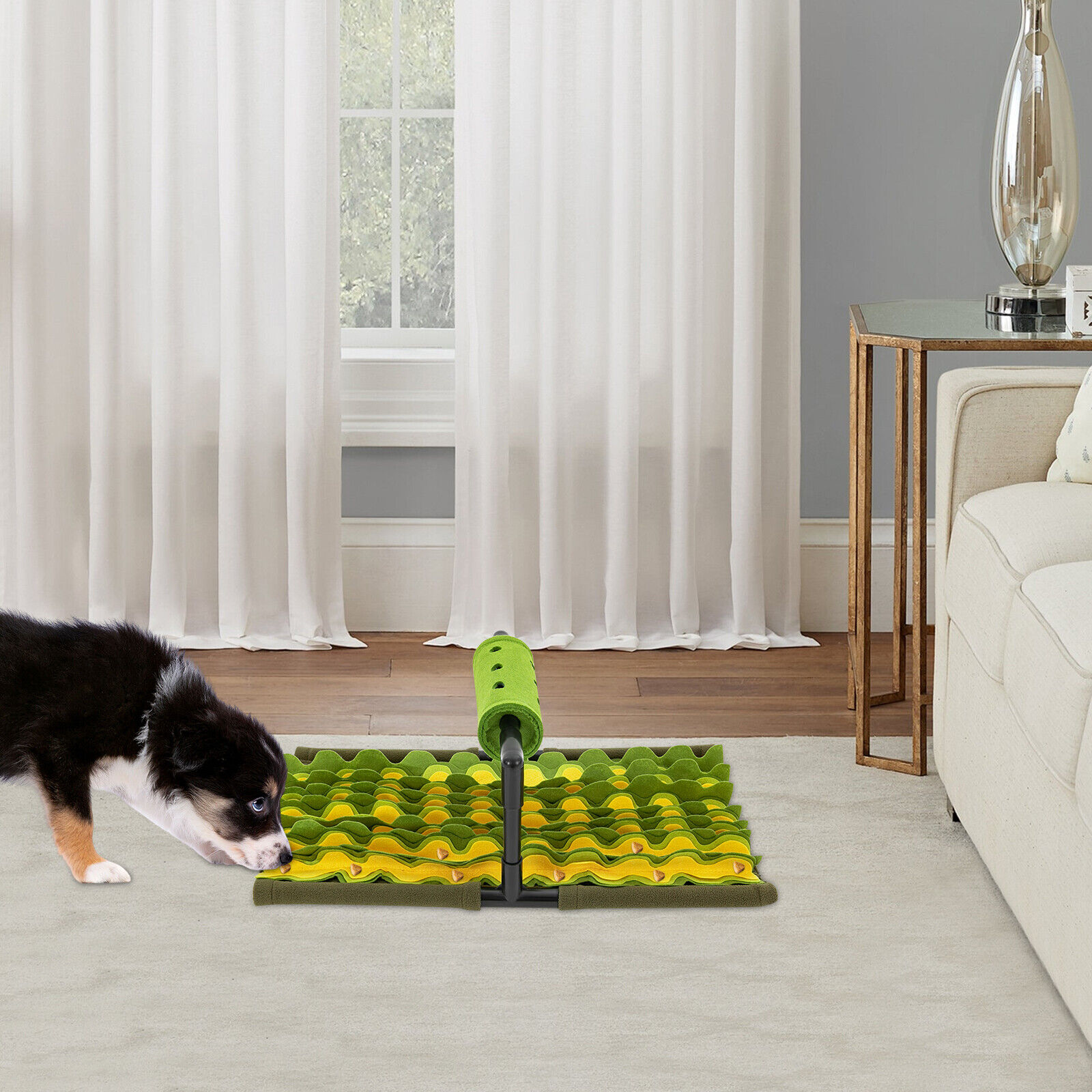 Snuffle Mat Pet Snuffle Mat for Dogs Dog Feeding Mat Green 58*33*23cm