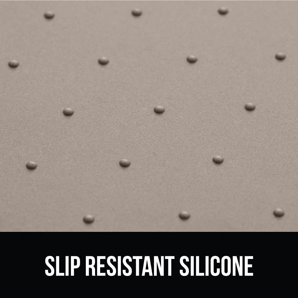 Waterproof Pet Feeding Mat with Raised Edge,  Silicone for Dogs and Cats