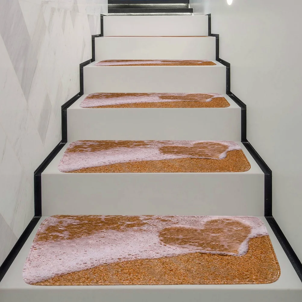 unbranded 5 Pcs Water-absorbent Stair Mats Pet-friendly Stair Mats