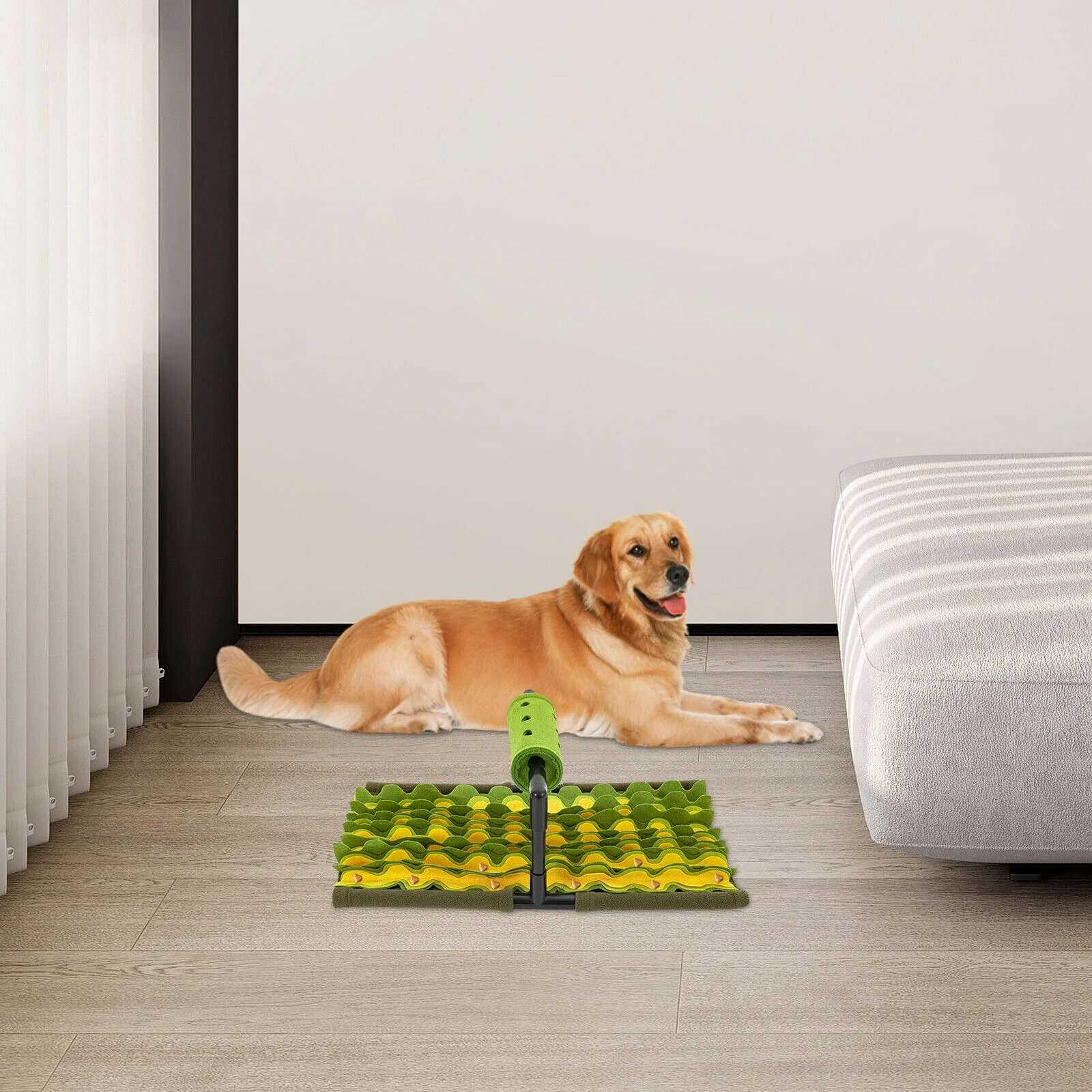 Snuffle Mat Pet Snuffle Mat for Dogs Dog Feeding Mat Green 58*33*23cm