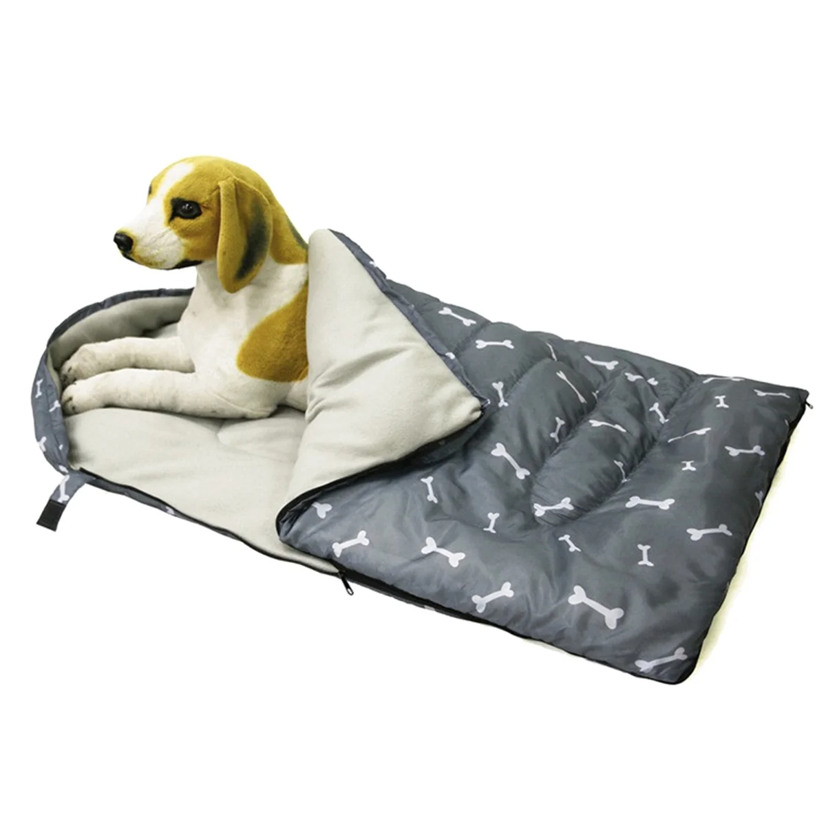 Waterproof Warm Pet Sleep Bag Outdoor Camping Dog Bed Blanket Plush Cushion Mattress Drawstring Kennel Mat B