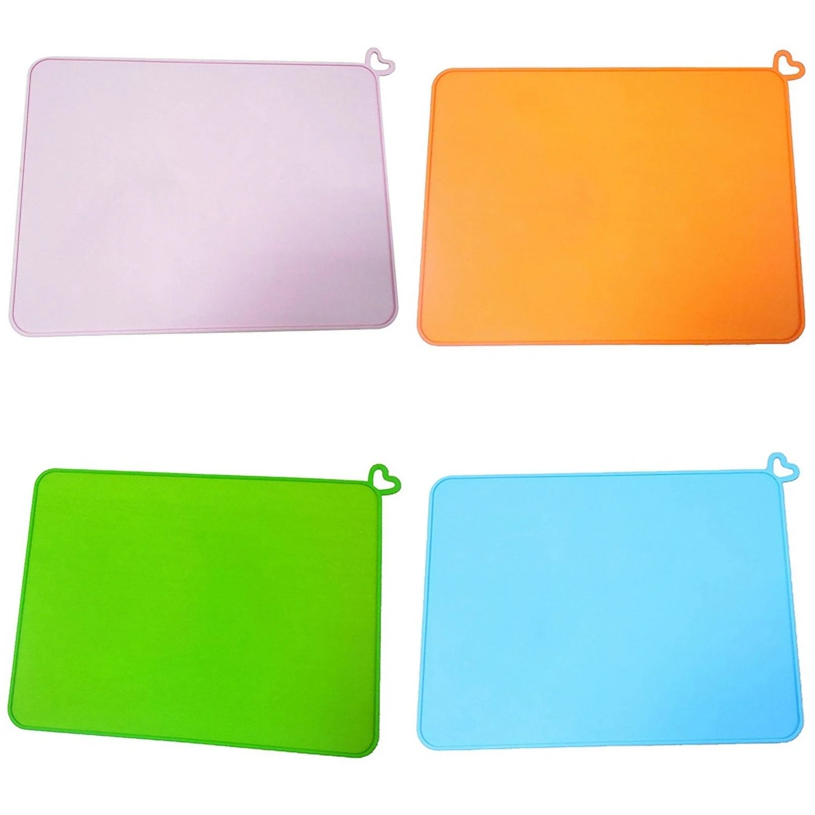 Silicone Pet Feeding Mat Puppy cat Feeder Food Water Drinking For Dog Dish Bowl Feed Placemat Supplies Orange