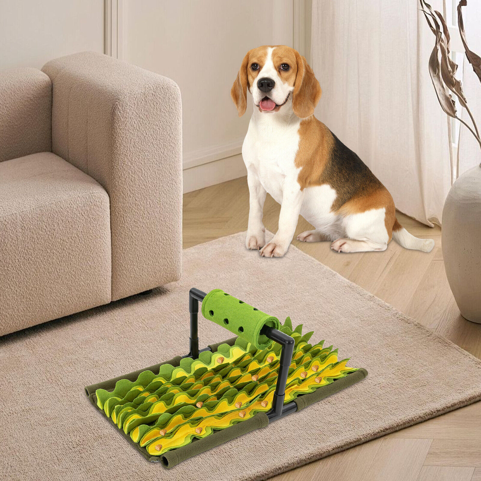 Snuffle Mat Pet Snuffle Mat for Dogs Dog Feeding Mat Green 58*33*23cm