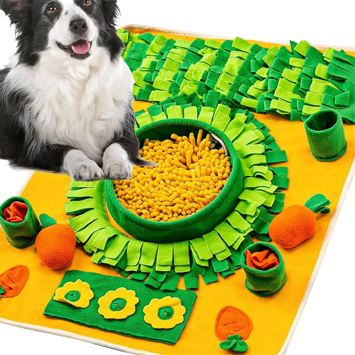 Pet Snuffle Mat for , Interactive Puzzle Toy, Perfect Snuffle Mat for Medium Breed, Slow Feeding Mat