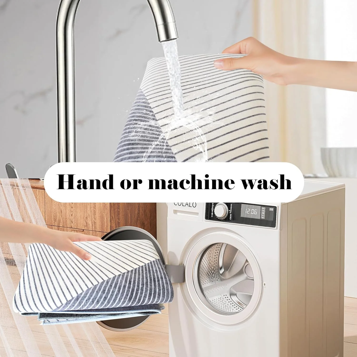 Large Washable Bunny Floor Mat for Small Animals - Non Slip Pet Playpen Mat for Hamster, Rabbit, , Dog