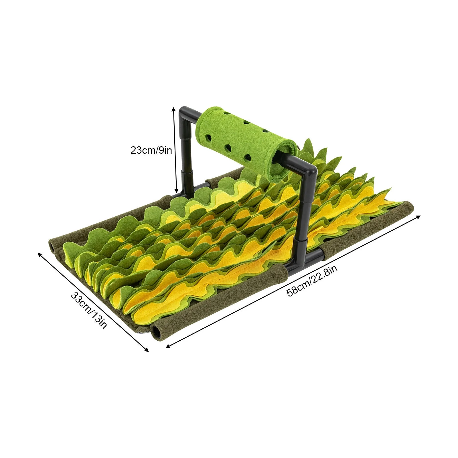 Snuffle Mat Pet Snuffle Mat for Dogs Dog Feeding Mat Green 58*33*23cm