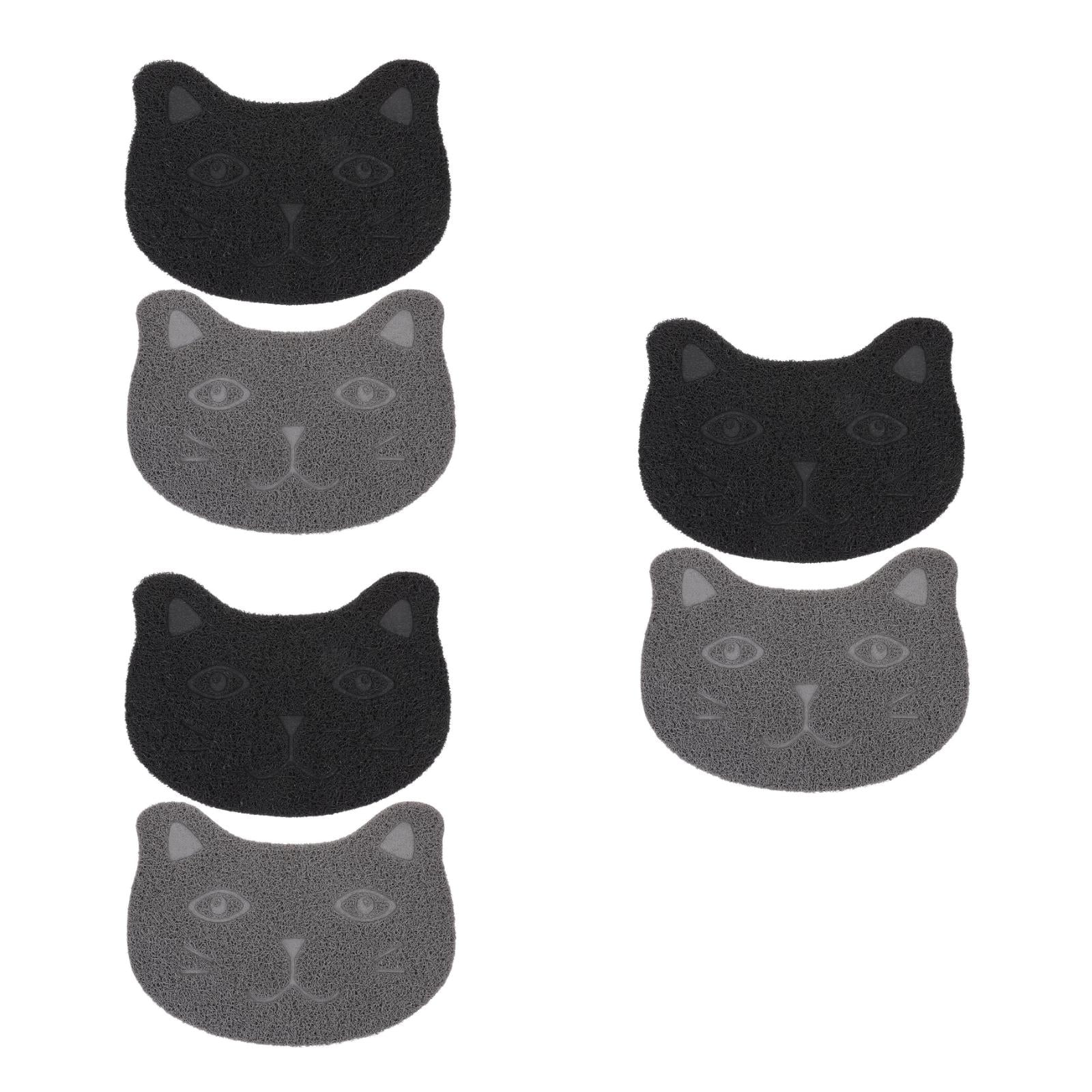 Set of 3 Cat Litter Mat Pet Feeding Mats for Cats Calming Treats Tray