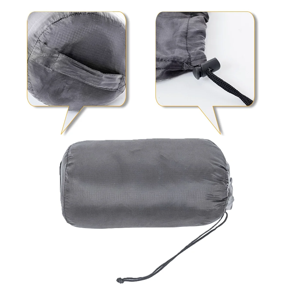 Waterproof Warm Pet Sleep Bag Outdoor Camping Dog Bed Blanket Plush Cushion Mattress Drawstring Pet Bed Kennel Mat A