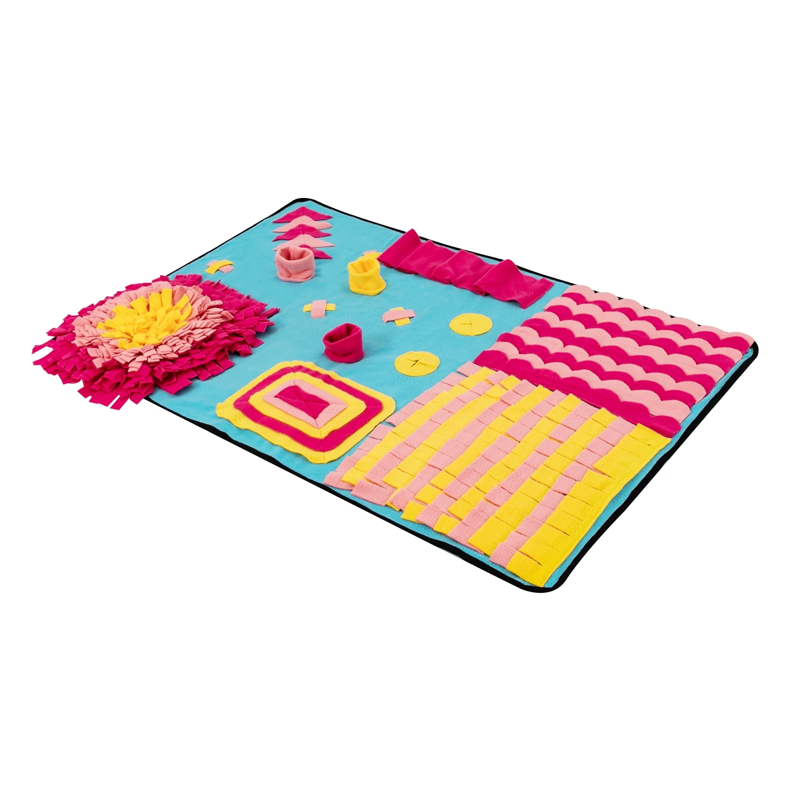 Fleece Snuffle Mat, Pet Snuffle Mat for Dogs, Dog Feeding Mat 27.55*41.33in